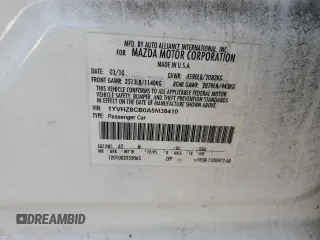 2010 Mazda 6 S Grand Touring with VIN 1YVHZ8CB0A5M38410, listed as a Copart auction lot 85482414 with 101,919 mi miles and Salvage Title. Bid and sale history available at DreamBid. Image 12.