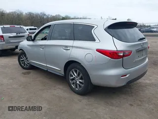 2015 Infiniti QX60 with VIN 5N1AL0MN6FC501897, listed as a IAAI auction lot 41950700 with 109,603 mi miles. Bid and sale history available at carsss.com. Image 3.