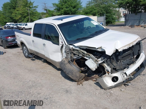 2010 Ford F-150 XL with VIN 1FTFW1EV8AFD48274, listed as a IAAI auction lot 42487429 with 249,774 mi miles and . Bid and sale history available at DreamBid. Image 1.