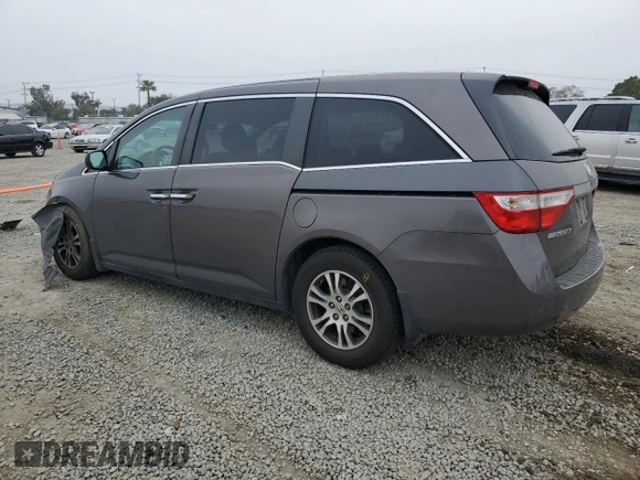 2011 Honda Odyssey EX with VIN 5FNRL5H46BB070299, listed as a Copart auction lot 50550385 with 167,544 mi miles and Salvage Title. Bid and sale history available at carsss.com. Image 2.