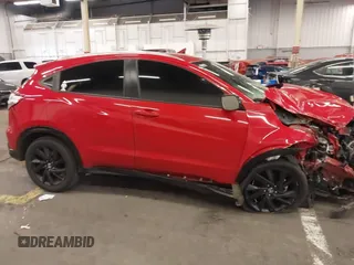 2022 Honda HR-V Sport with VIN 3CZRU6H13NM741124, listed as a IAAI auction lot 41025384 with 39,854 mi miles. Bid and sale history available at carsss.com. Image 14.