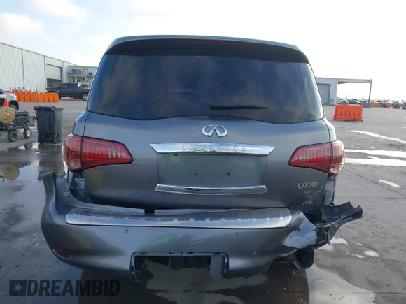 2015 Infiniti QX80 with VIN JN8AZ2NF9F9573216, listed as a IAAI auction lot 41774534 with 171,650 mi miles and . Bid and sale history available at DreamBid. Image 6.