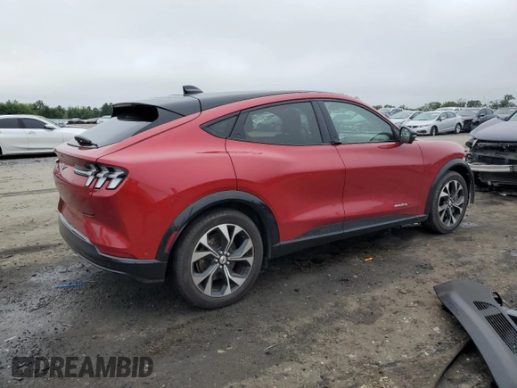 2021 Ford Mustang Mach-E Premium with VIN 3FMTK3SU7MMA57433, listed as a Copart auction lot 61222215 with 22,516 mi miles and Salvage title. Bid and sale history available at DreamBid. Image 3.
