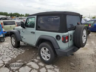 2023 Jeep Wrangler Sport with VIN 1C4HJXAG0PW595881, listed as a Copart auction lot 65590025 with 19,597 mi miles and Salvage title. Bid and sale history available at DreamBid. Image 2.