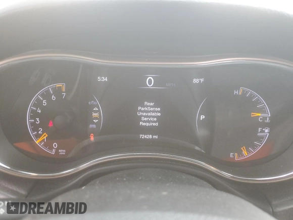 2017 Jeep Grand Cherokee Laredo with VIN 1C4RJFAG9HC653648, listed as a Copart auction lot 63049635 with 72,428 mi miles and Salvage title. Bid and sale history available at DreamBid. Image 9.