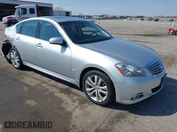 2010 Infiniti M with VIN JN1CY0AR1AM961741, listed as a IAAI auction lot 41905630 with 100,170 mi miles. Bid and sale history available at carsss.com. Image 1.