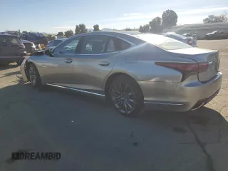 2023 Lexus LS with VIN JTHD51FF2P5018953, listed as a Copart auction lot 86888314 with 0 mi miles and Salvage Title. Bid and sale history available at carsss.com. Image 2.