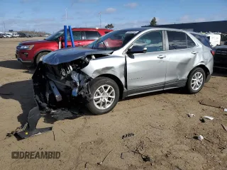 2024 Chevrolet Equinox LT with VIN 3GNAXKEG8RS104153, listed as a Copart auction lot 50540185 with 16,455 mi miles and Non Repairable. Bid and sale history available at DreamBid. Image 1.