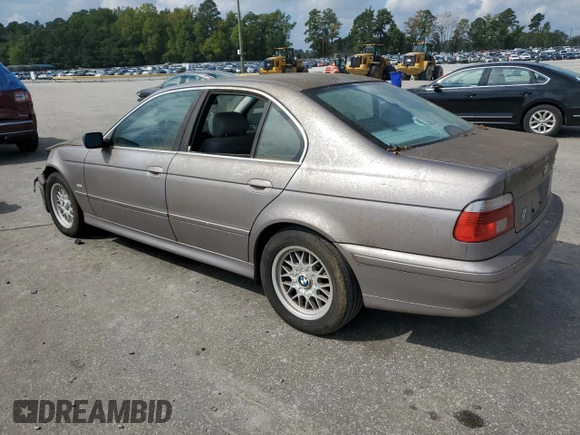 2001 BMW 5 Series 525iA with VIN WBADT43421GF57158, listed as a Copart auction lot 73212884 with 136,820 mi miles and Salvage Title. Bid and sale history available at carsss.com. Image 2.