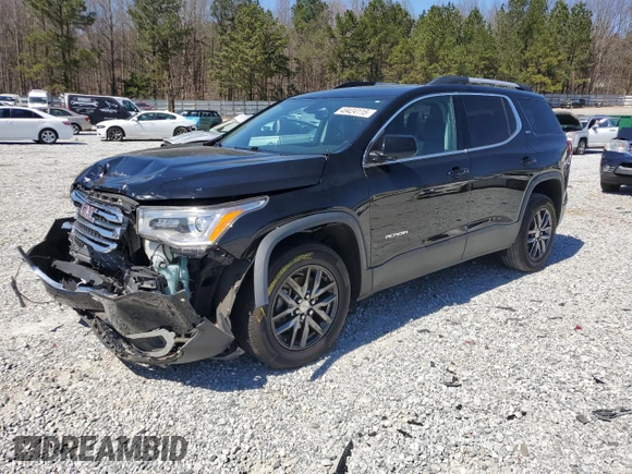 2017 GMC Acadia SLT with VIN 1GKKNMLSXHZ161840, listed as a Copart auction lot 49424115 with 74,895 mi miles and Salvage Title. Bid and sale history available at carsss.com. Image 1.