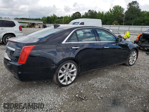 2016 Cadillac CTS Premium Collection AWD with VIN 1G6AZ5SX2G0117173, listed as a Copart auction lot 56506015 with 64,243 mi miles and Salvage title. Bid and sale history available at DreamBid. Image 3.
