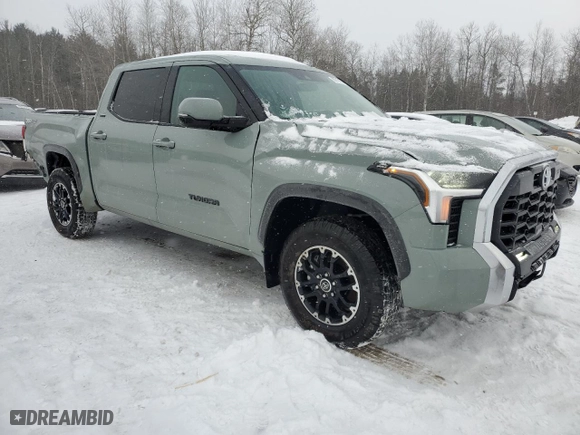 2024 Toyota Tundra 4WD SR5 with VIN 5TFLA5DB0RX221296, listed as a Copart auction lot 89217475 with 732 mi miles and Clean Title. Bid and sale history available at carsss.com. Image 4.