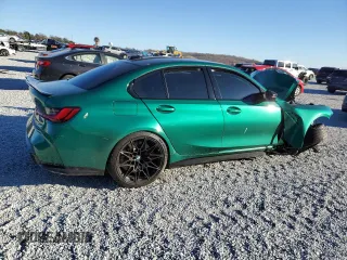 2024 BMW M3 Competition with VIN WBS33AY01RFR98757, listed as a Copart auction lot 82797824 with Not provided miles and Salvage title. Bid and sale history available at DreamBid. Image 3.