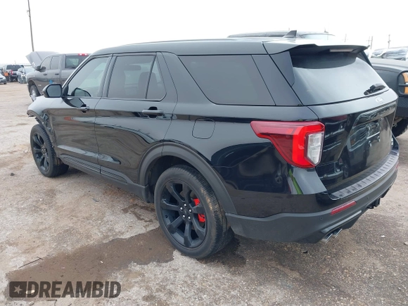 2022 Ford Explorer ST with VIN 1FM5K8GC5NGB16819, listed as a IAAI auction lot 41500690 with 53,961 mi miles. Bid and sale history available at carsss.com. Image 3.