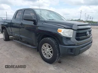 2016 Toyota Tundra SR with VIN 5TFRM5F15GX103568, listed as a IAAI auction lot 42738934 with 104,883 mi miles and . Bid and sale history available at DreamBid. Image 1.