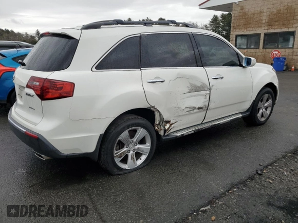 2012 Acura MDX Tech Pkg with VIN 2HNYD2H39CH514733, listed as a Copart auction lot 46852725 with 178,055 mi miles and Non Repairable. Bid and sale history available at carsss.com. Image 3.