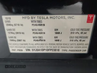 2013 Tesla Model S Performance с VIN 5YJSA1DP1DFP23818, выставлен на аукционе IAAI как лот 42594561 с пробегом 142 878 миль миль и . История ставок и продаж доступна на DreamBid. Изображение 9.