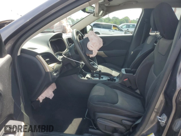 2018 Jeep Cherokee Latitude Tech Connect with VIN 1C4PJLCB1JD605455, listed as a Copart auction lot 61085135 with 117,195 mi miles and Salvage title. Bid and sale history available at DreamBid. Image 7.