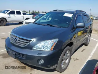 2006 Lexus RX 400h with VIN JTJHW31U560009707, listed as a IAAI auction lot 42148672 with 198,569 mi miles and . Bid and sale history available at DreamBid. Image 2.