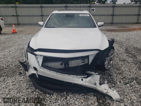 2025 Cadillac CT5 Premium Luxury with VIN 1G6DN5RWXS0101138, listed as a Copart auction lot 60369325 with 18,046 mi miles and Salvage title. Bid and sale history available at DreamBid. Image 5.