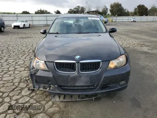 2007 BMW 3 Series 328i with VIN WBAVA37507NL12948, listed as a Copart auction lot 50275915 with 357,156 mi miles and Salvage title. Bid and sale history available at DreamBid. Image 5.