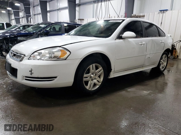 2012 Chevrolet Impala LT Fleet with VIN 2G1WG5E32C1175759, listed as a Copart auction lot 51830025 with 222,157 mi miles and Salvage Title. Bid and sale history available at DreamBid. Image 1.