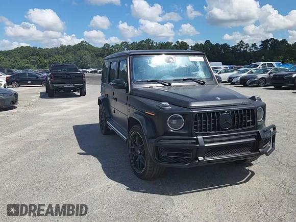 2022 Mercedes-Benz G 63 AMG with VIN W1NYC7HJ2NX444083, listed as a Copart auction lot 64764324 with 7,909 mi miles and Salvage title. Bid and sale history available at DreamBid. Image 14.