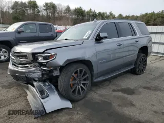 2019 Chevrolet Tahoe LS z VIN 1GNSKAECXKR285842, wystawiony jako Copart lot #51357495 z przebiegiem Nie podano mil oraz Szkoda całkowita • Salvage title. Historia ofert i sprzedaży dostępna na DreamBid. Obrazek 1.