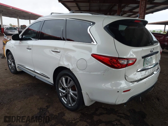 2015 Infiniti QX60 with VIN 5N1AL0MM6FC553098, listed as a IAAI auction lot 42024025 with 70,080 mi miles and . Bid and sale history available at DreamBid. Image 3.