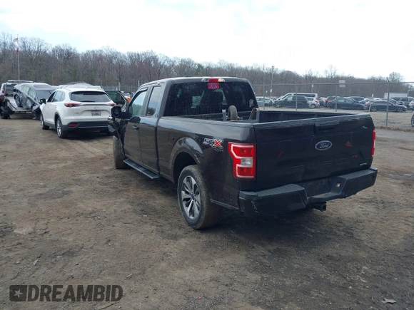 2020 Ford F-150 XL with VIN 1FTEX1EP9LKD59711, listed as a IAAI auction lot 41907922 with 67,175 mi miles. Bid and sale history available at carsss.com. Image 3.