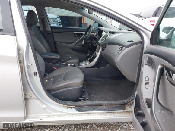 2012 Hyundai Elantra GLS with VIN KMHDH4AE6CU260276, listed as a IAAI auction lot 41987803 with 244,326 mi miles. Bid and sale history available at carsss.com. Image 5.