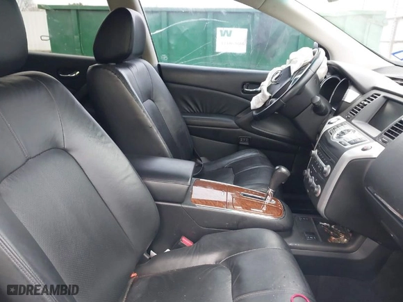 2010 Nissan Murano S with VIN JN8AZ1MU9AW010087, listed as a IAAI auction lot 41610797 with 121,551 mi miles. Bid and sale history available at carsss.com. Image 5.