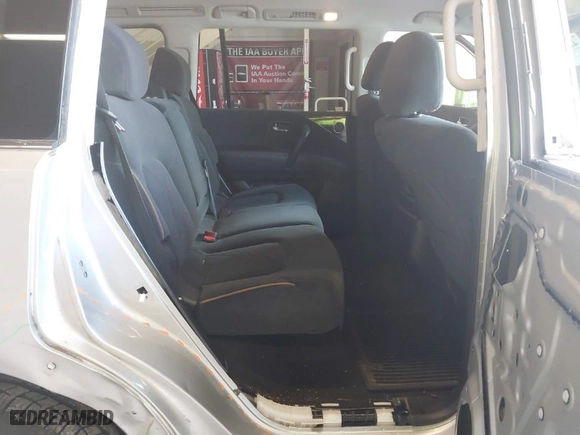 2017 Nissan Armada SV with VIN JN8AY2NC5H9508892, listed as a IAAI auction lot 41548187 with 156,499 mi miles. Bid and sale history available at carsss.com. Image 8.