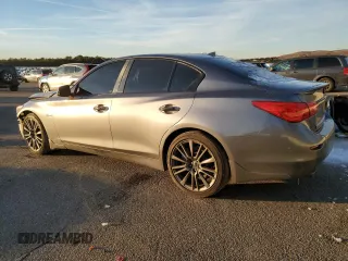 2016 Infiniti Q50 3.0t Red Sport 400 with VIN JN1FV7AR4GM451570, listed as a Copart auction lot 85883704 with 87,050 mi miles and Non Repairable. Bid and sale history available at carsss.com. Image 2.
