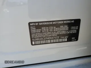 2017 BMW X6 xDrive35i with VIN 5UXKU2C37H0X47572, listed as a Copart auction lot 67859483 with 77,963 mi miles. Bid and sale history available at carsss.com. Image 14.