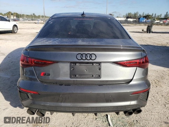 2023 Audi S3 Premium Plus z VIN WAUH3DGY2PA048730, wystawiony jako Copart lot #86838234 z przebiegiem 30 215 mil mil oraz Nie do naprawy • Non repairable. Historia ofert i sprzedaży dostępna na DreamBid. Obrazek 6.