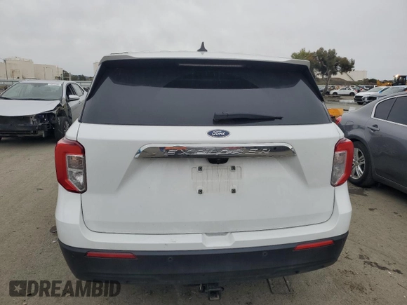 2021 Ford Explorer with VIN 1FMSK7BH8MGB17848, listed as a Copart auction lot 44960705 with 45,305 mi miles and Salvage Title. Bid and sale history available at carsss.com. Image 6.