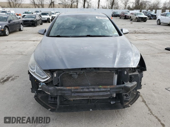 2018 Hyundai Sonata SEL with VIN 5NPE34AF8JH727138, listed as a Copart auction lot 48195065 with 136,278 mi miles and Salvage Title. Bid and sale history available at DreamBid. Image 5.