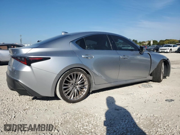 2023 Lexus IS 300 with VIN JTHDA1D28P5127204, listed as a Copart auction lot 42955265 with 8,791 mi miles and Non repairable. Bid and sale history available at DreamBid. Image 3.