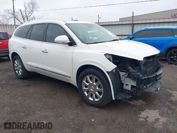 2014 Buick Enclave Premium with VIN 5GAKRCKD4EJ202410, listed as a IAAI auction lot 41908629 with 144,957 mi miles. Bid and sale history available at carsss.com. Image 1.
