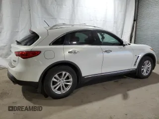 2014 Infiniti QX70 z VIN JN8CS1MW6EM413489, wystawiony jako Copart lot #87665875 z przebiegiem 139 371 mil mil oraz Czysty tytuł • Clean title. Historia ofert i sprzedaży dostępna na DreamBid. Obrazek 3.