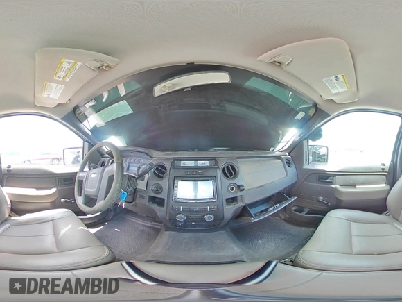 2010 Ford F-150 XL with VIN 1FTMF1CW2AKA59689, listed as a Copart auction lot 56910195 with 167,899 mi miles and Salvage title. Bid and sale history available at DreamBid. Image 13.