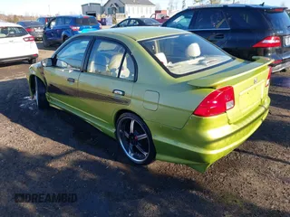 2004 Honda Civic VP with VIN 1HGES16334L006663, listed as a IAAI auction lot 41813852 with 293,368 mi miles. Bid and sale history available at carsss.com. Image 3.