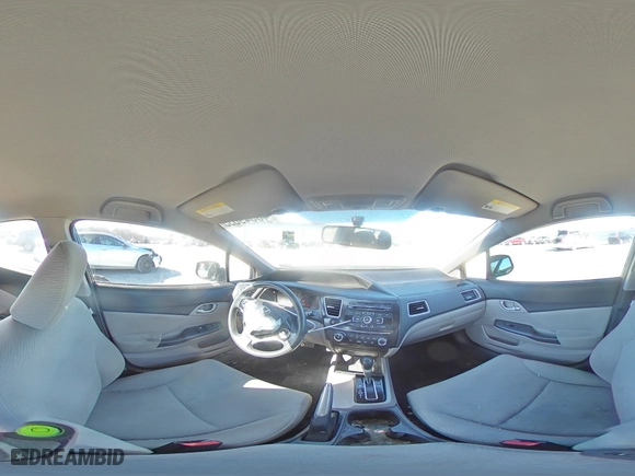 2013 Honda Civic Sdn LX with VIN 19XFB2F51DE241405, listed as a Copart auction lot 48549635 with 122,526 mi miles and Salvage Title. Bid and sale history available at carsss.com. Image 13.