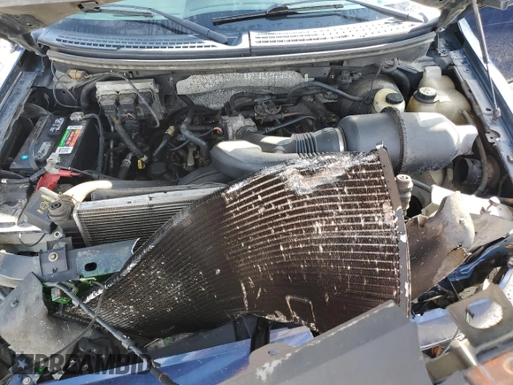 2007 Ford F-150 STX with VIN 1FTRX12W17FA68454, listed as a Copart auction lot 50409485 with 256,600 mi miles and Salvage Title. Bid and sale history available at DreamBid. Image 12.