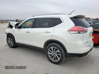 2015 Nissan Rogue SL with VIN 5N1AT2MT1FC880656, listed as a Copart auction lot 46079405 with 0 mi miles and Salvage Title. Bid and sale history available at carsss.com. Image 2.