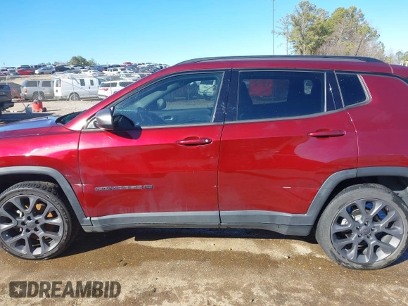 2021 Jeep Compass 80th Anniversary with VIN 3C4NJCEB1MT549133, listed as a IAAI auction lot 41263148 with 88,280 mi miles and . Bid and sale history available at carsss.com. Image 15.