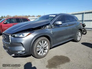 2022 Infiniti QX50 LUXE with VIN 3PCAJ5BB9NF109241, listed as a Copart auction lot 78461734 with 21,661 mi miles and Salvage Title. Bid and sale history available at carsss.com. Image 1.