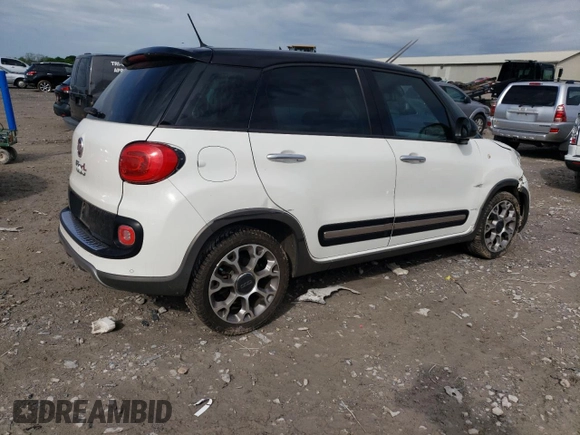 2014 FIAT 500L Trekking with VIN ZFBCFADH2EZ003859, listed as a Copart auction lot 54135675 with 151,095 mi miles and Salvage Title. Bid and sale history available at DreamBid. Image 3.