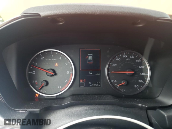 2022 Subaru WRX Premium с VIN JF1VBAF66N9028427, выставлен на аукционе Copart как лот 58225745 с пробегом 43 551 миль миль и Списание • Salvage title. История ставок и продаж доступна на DreamBid. Изображение 9.